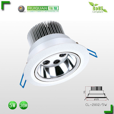 【優質5W天花燈冷鍛散熱器】價格,廠家,圖片,其他LED燈具,東莞市瑞銓五金電子-